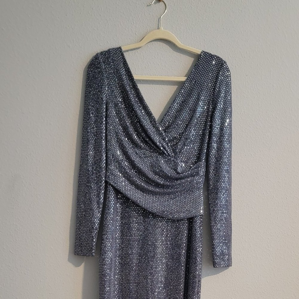 Eliza J, Size 6, Metallic